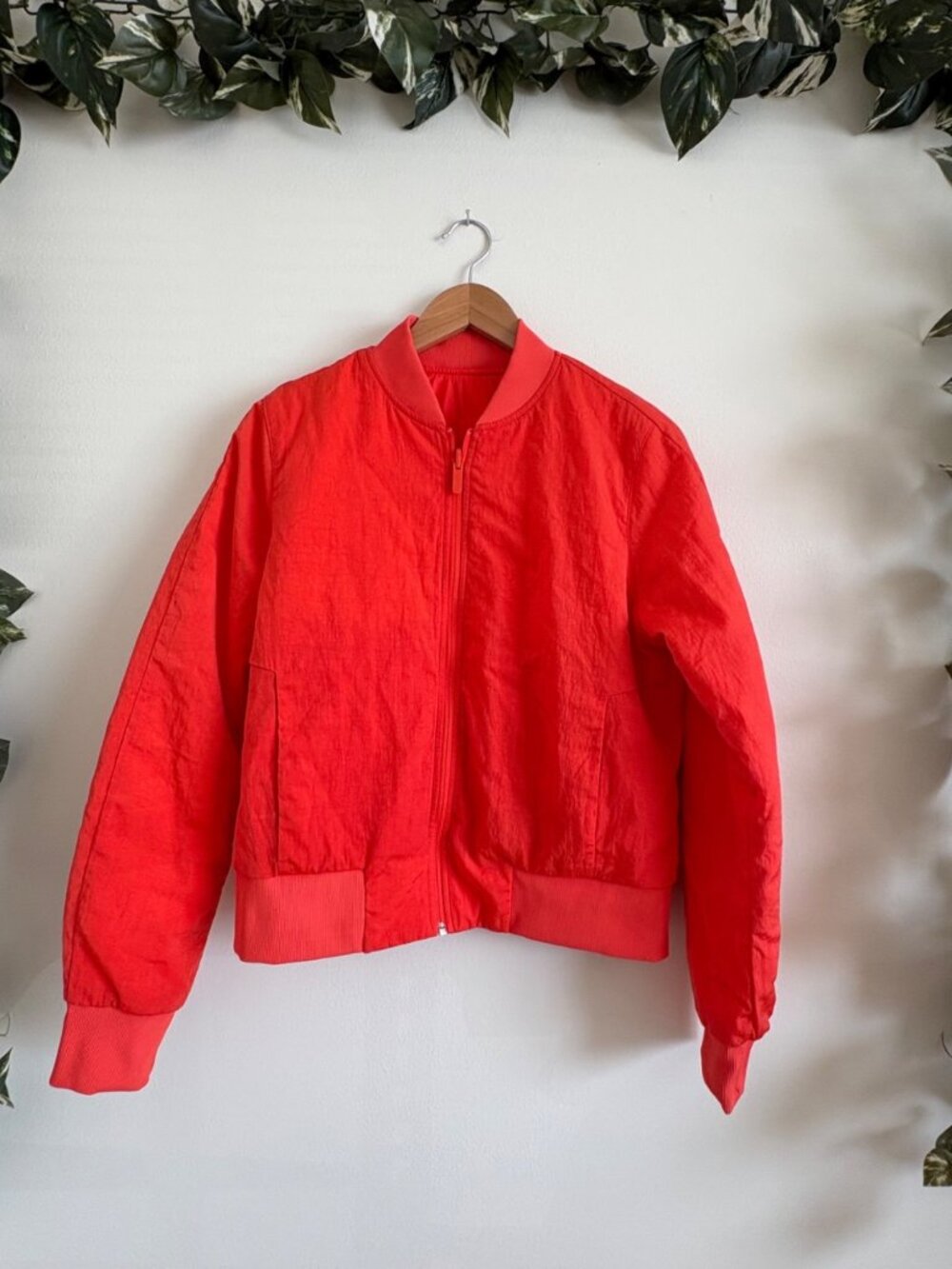 Lululemon Athletic Non Stop Bomber Reversible Autumn Red Women’s Size 8